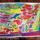 Gouache on paper from 1989, Pierre Lacroux (1909-1993)