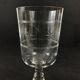 Set of 6 water glasses and 6 crystal wine glasses XIXth
