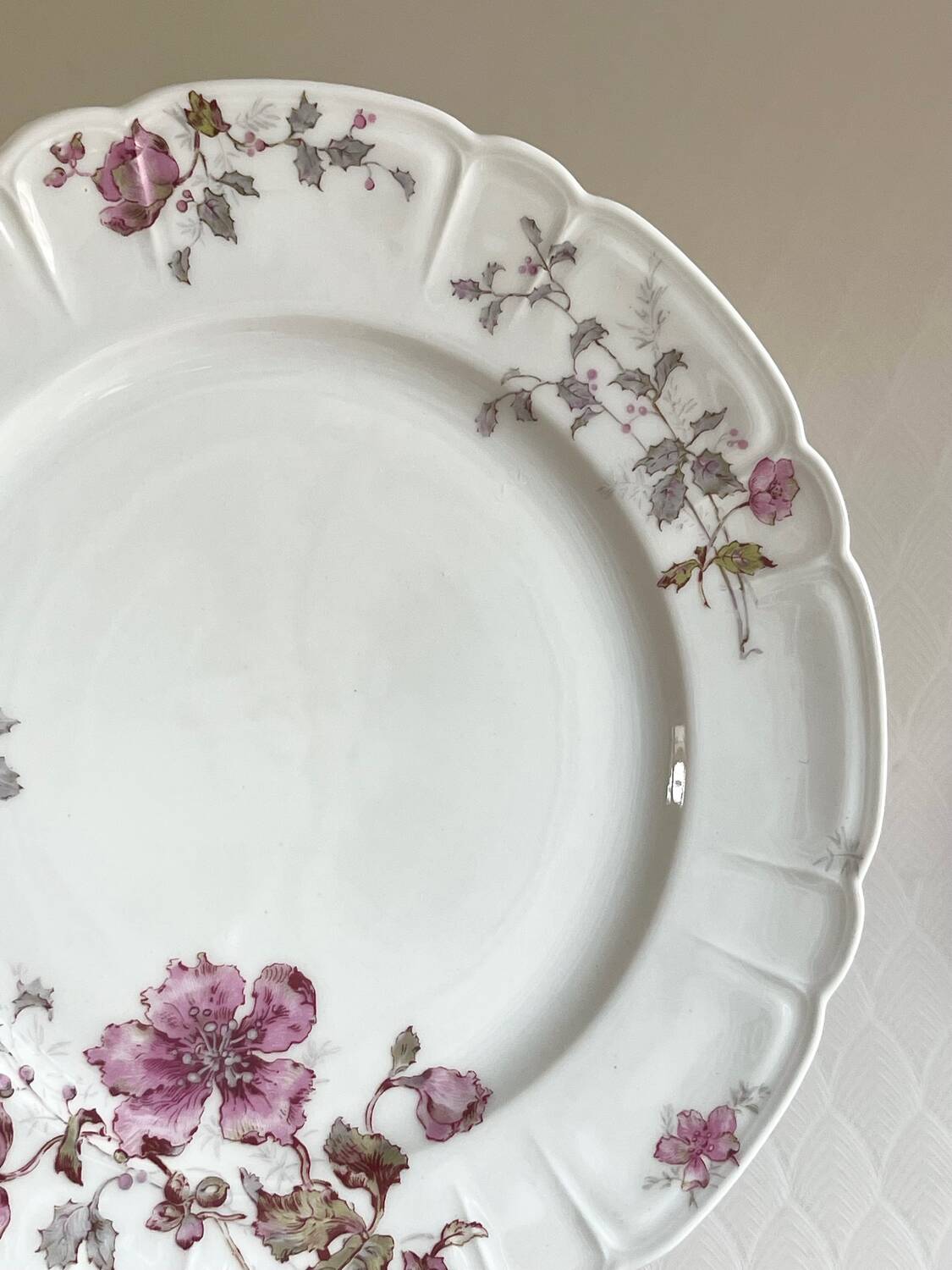 8 Haviland Limoges plates from the 19th century.