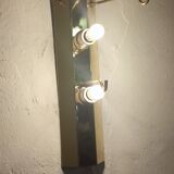 Wall sconce "Mazzega" with Murano glass leaves, Italy 1980