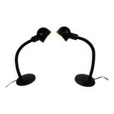 Elco Lite - 2 x table lamp/desk lamp - metal - West Germany - 70's