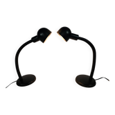 Elco Lite - 2 x lampe de table/lampe de bureau - métal - Allemagne de l'Ouest - années 70