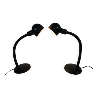 Elco Lite - 2 x table lamp/desk lamp - metal - West Germany - 70's