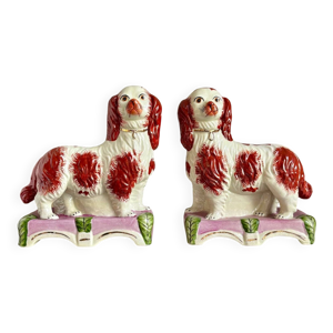 Paire de chiens Cavalier