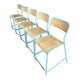Set of 5 vintage high school/laboratory stools – 1980