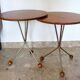 Guéridons Scandinave Vintage Albert Larsson Édition Alberts Tibro 1950 1960