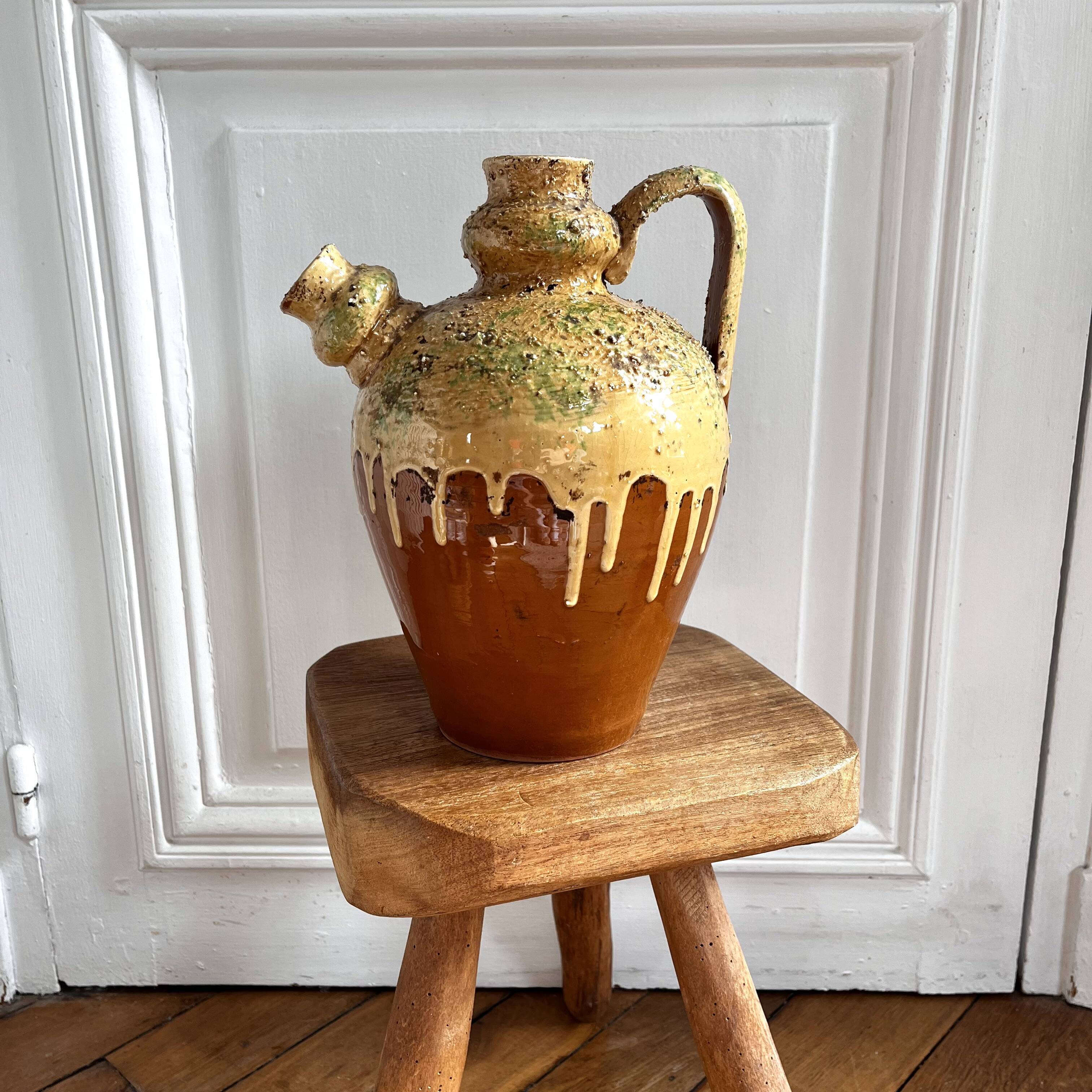 Gargoulette pitcher/jug old pottery