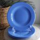 Blue dessert plates