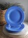 Blue dessert plates