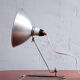 Industrial czechoslovak metal table lamp, 1960s