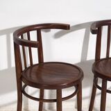 Chaises anciennes en bois courbé (vers 1920). Ensemble de 4 pièces n°2