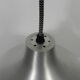 Vintage hanging lamp with aluminum shade