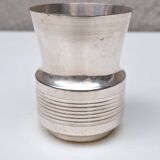 Silver-plated metal cup