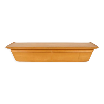 Wall console in solid wood, Switzerland 1940s