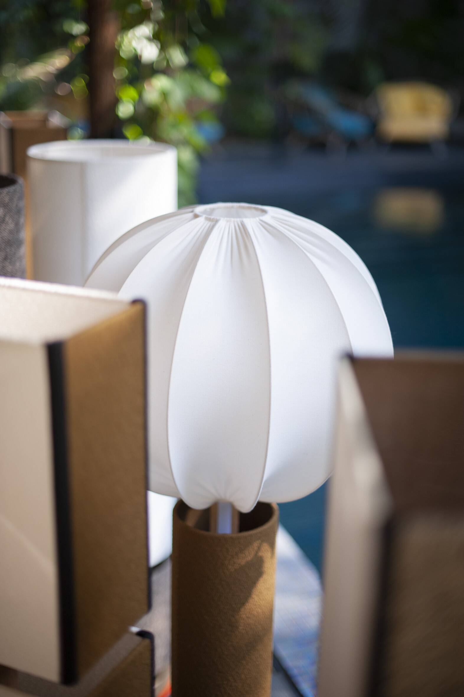 Mima #1 Floor Lamp, 2000s, Cotton / Angélique Delaire /