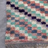 Moroccan boujad colorful rug - 135 x 241 cm