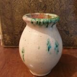 Vallauris enamelled vase