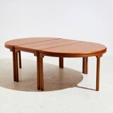 Restored teak dining table, set of 3 (mk9978)