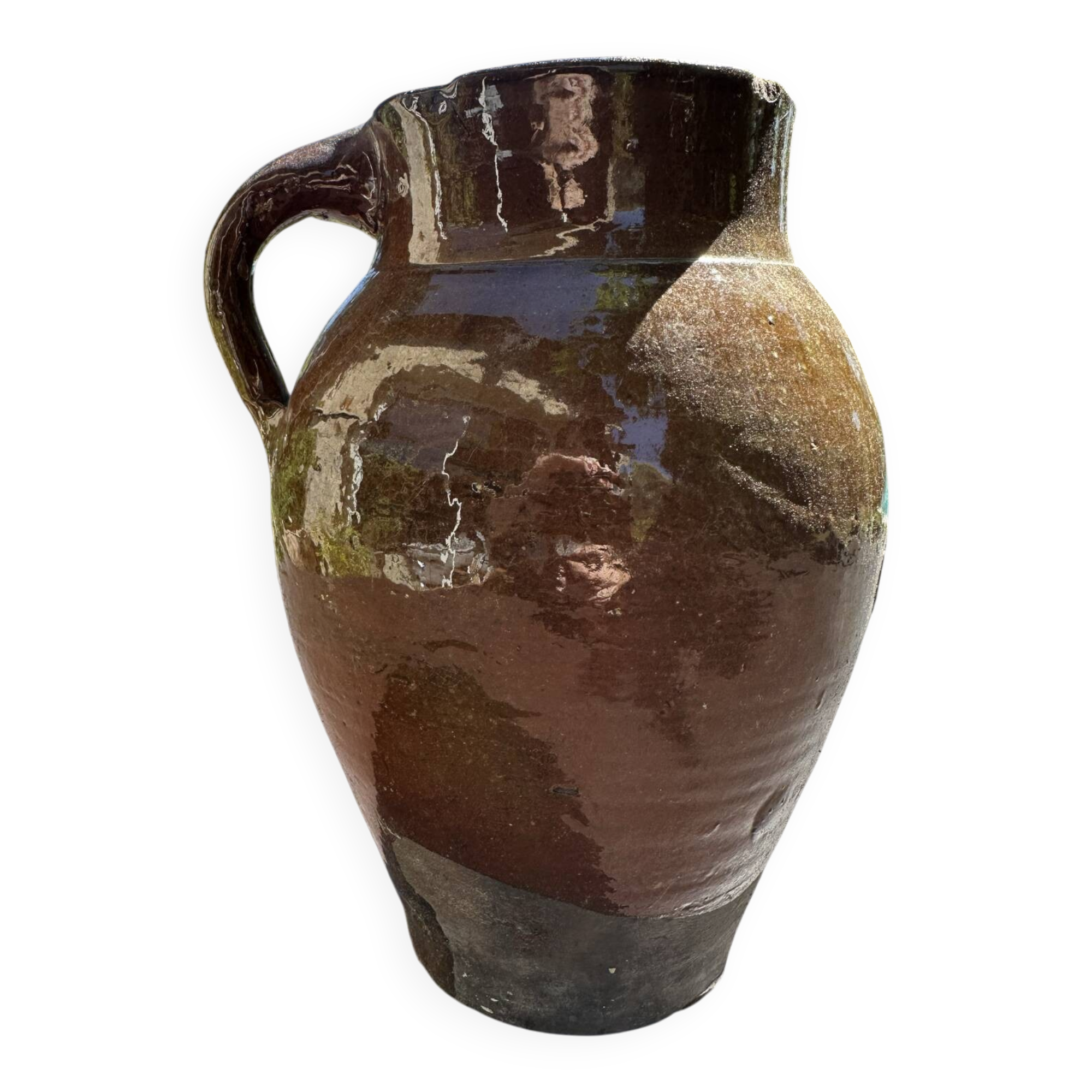 Clay pottery jug