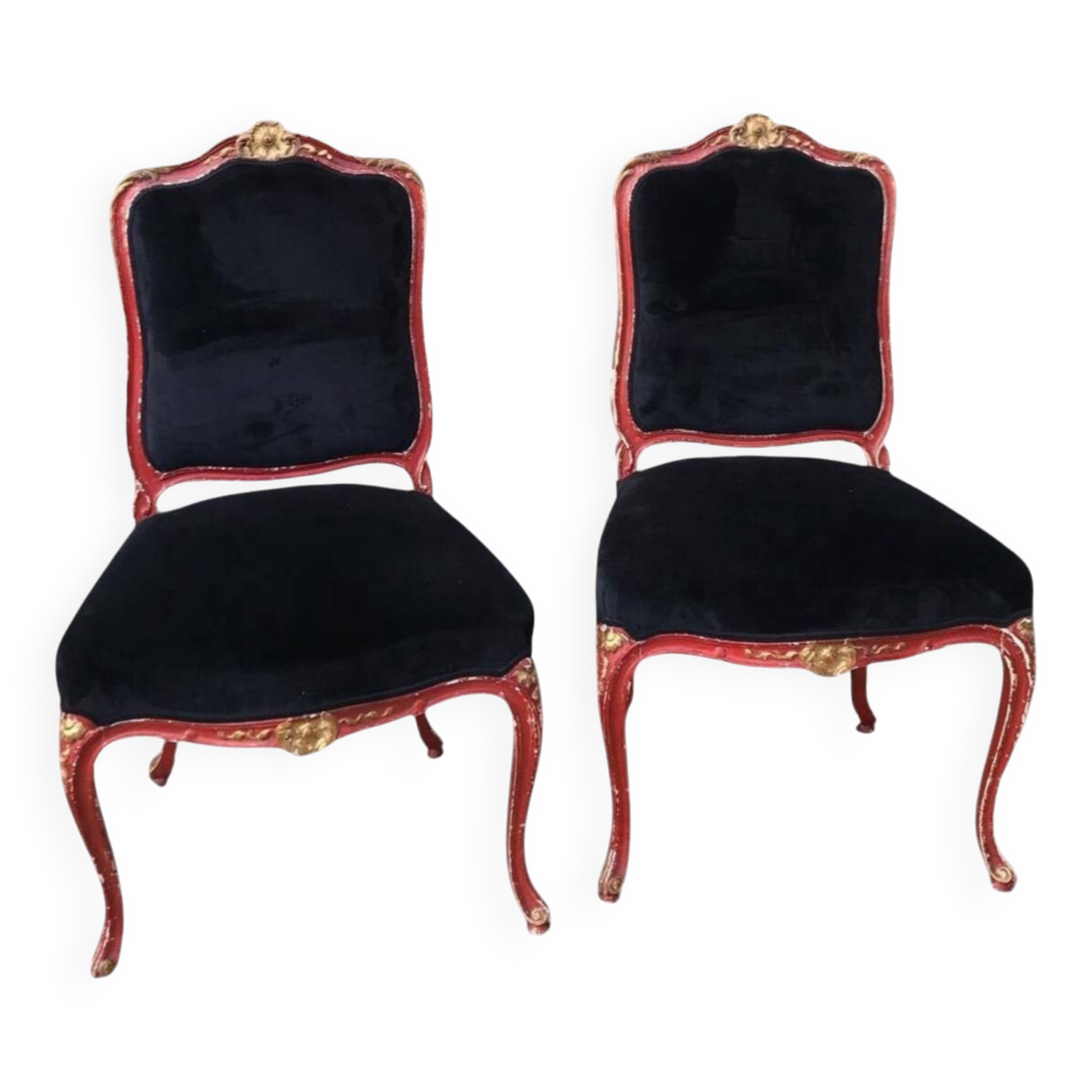 Pair of Maison Jansen chairs