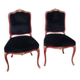 Pair of Maison Jansen chairs