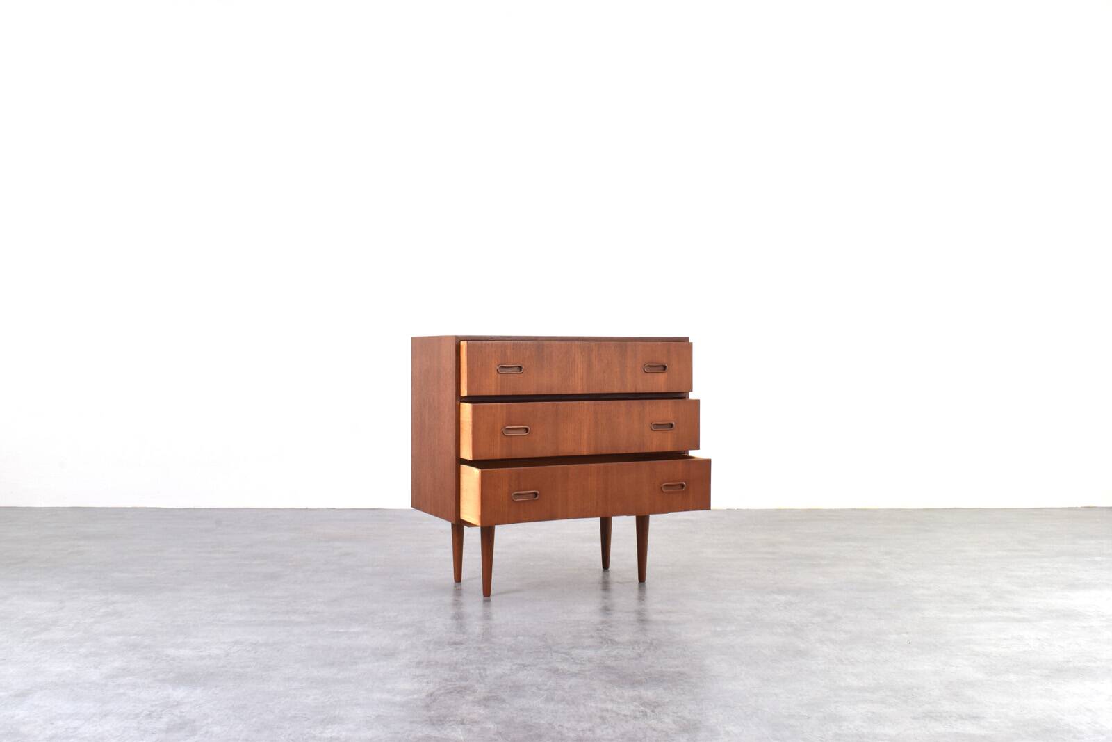 Mid-Century Danish Teak Chest of Drawers, 1960s.