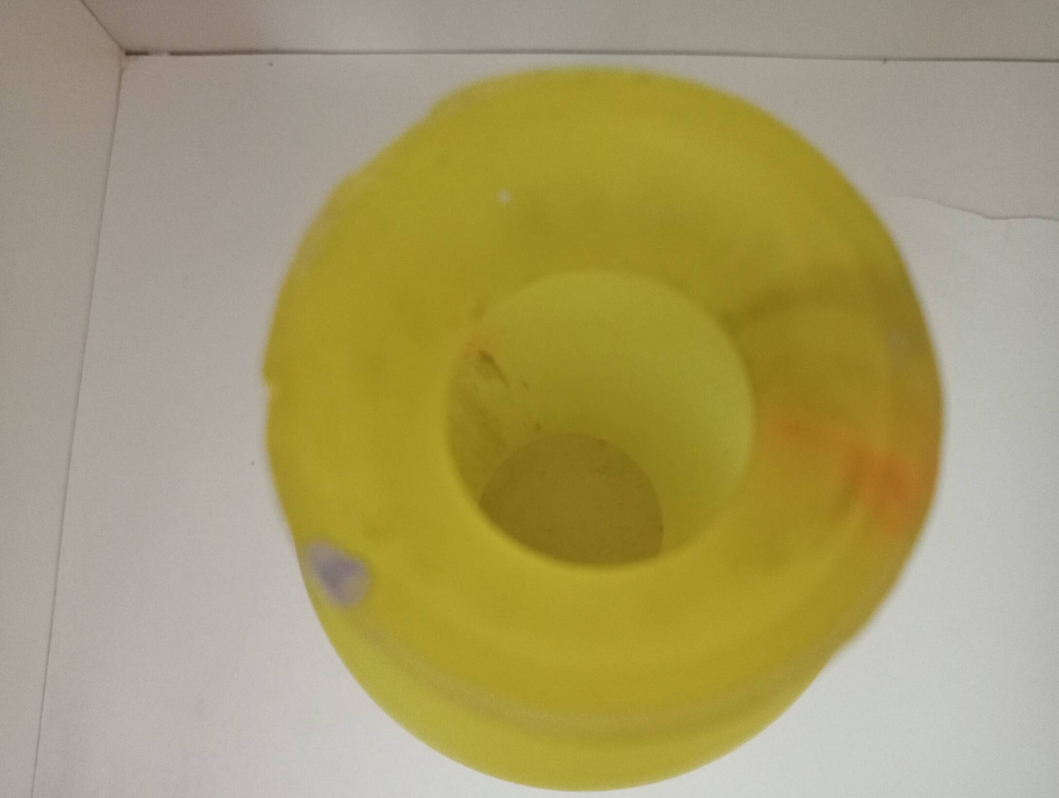 Art Nouveau glass paste lamp base