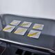 Set of 6 Brutalist Coasters by Garcia Marquez, Spain, 1970