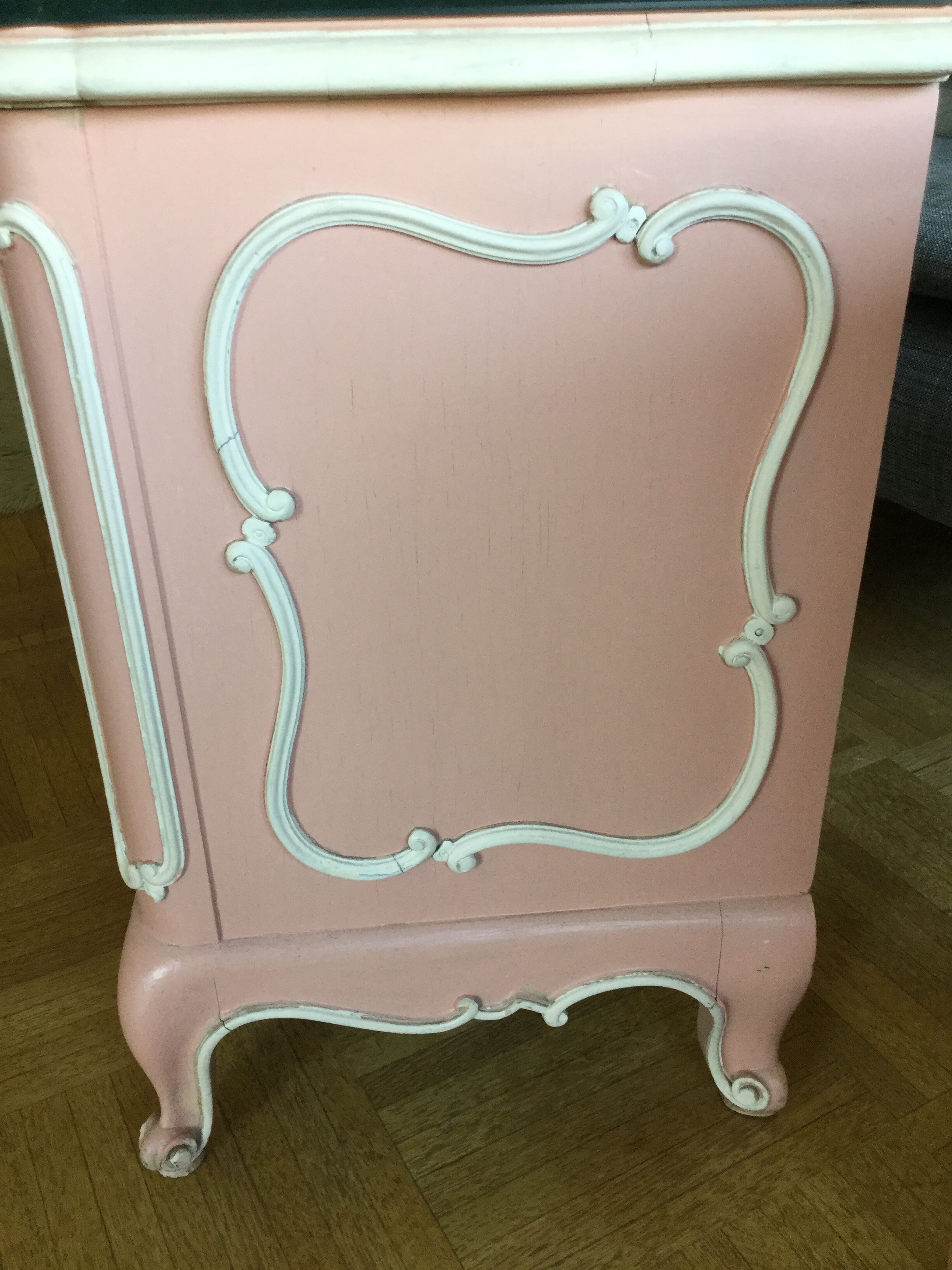 Set de deux chevets des années 60 rose poudré