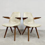 Midcentury Dutch design dining chairs