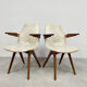 Chaises de salle à manger au design hollandais du milieu du siècle