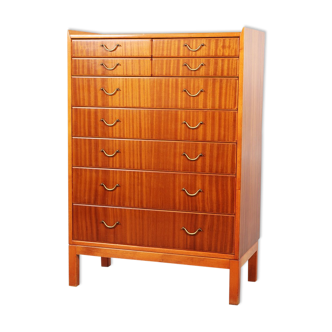Vintage scandinavian chest of 9 drawers 1960
