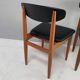 Set Of 4 1970’s Mid Century Dining Chairs By Schreiber