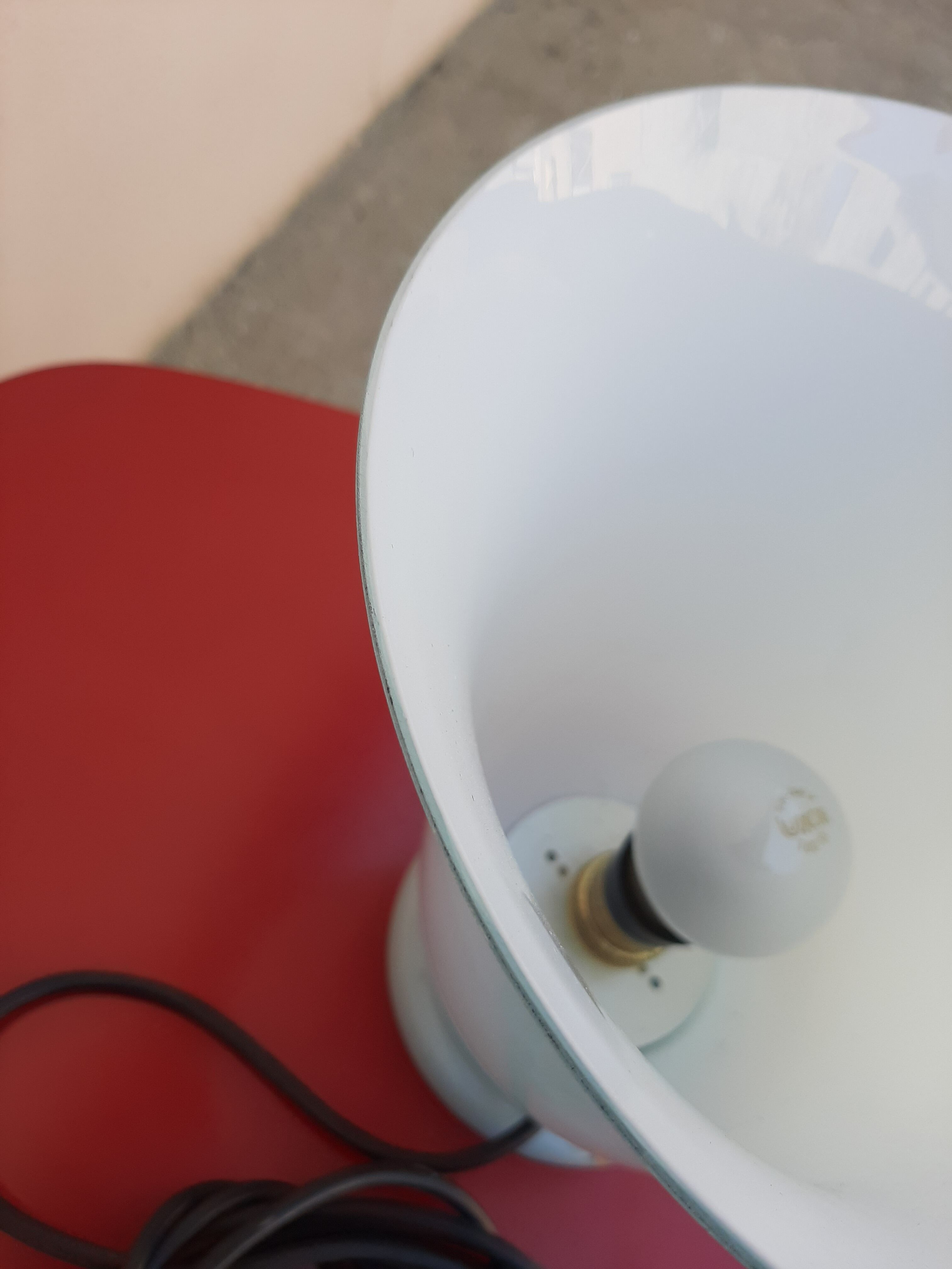 Art deco opaline lamp