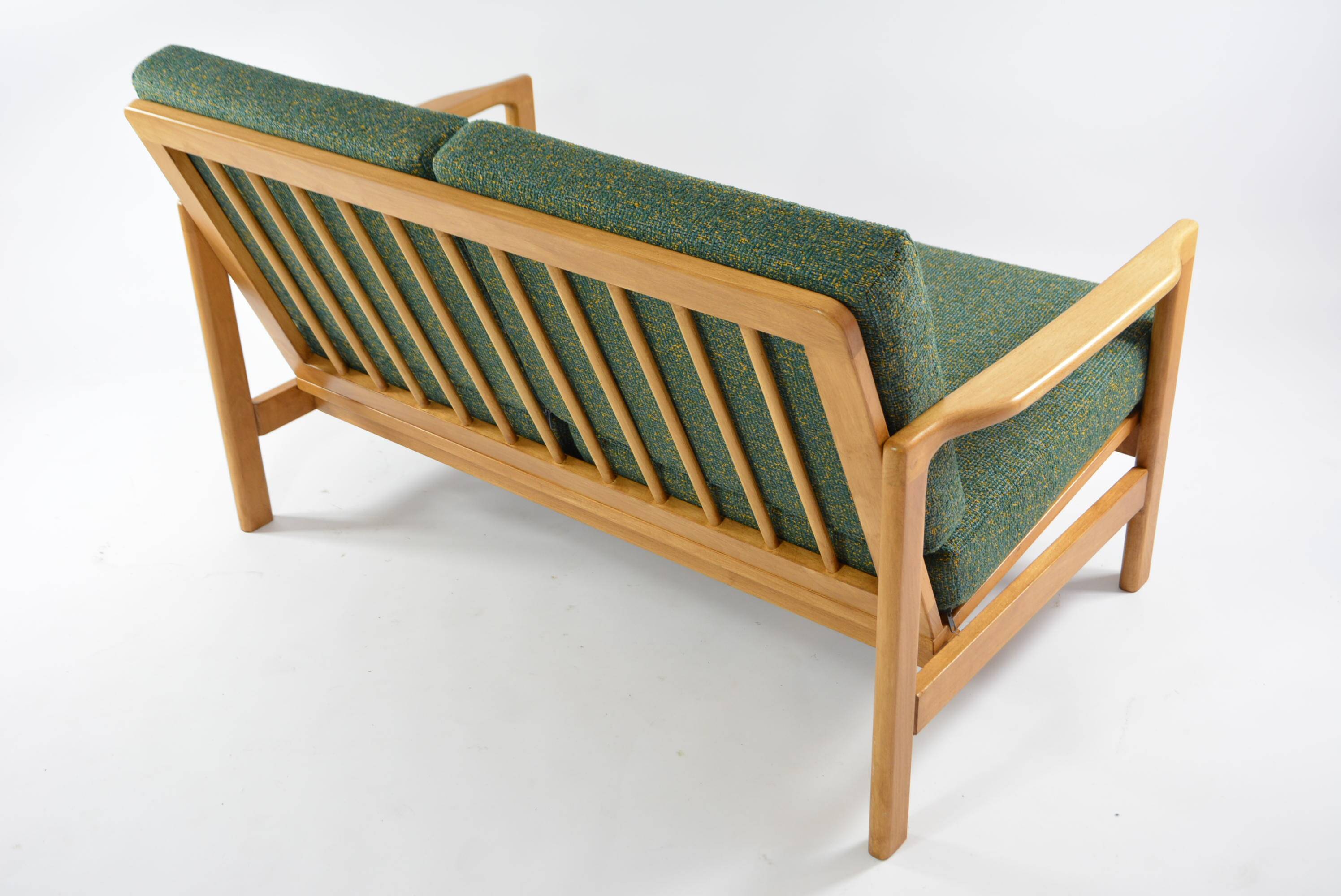 BZ heather green 2-seater bench