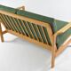 BZ heather green 2-seater bench