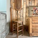 Wooden workshop stool