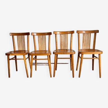 Ensemble de 4 chaises de bistrot