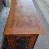 Regency style buffet with glass panels