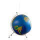 Schul Knickmann, floor inflatable physical Globe, Hamburg Germany 1950