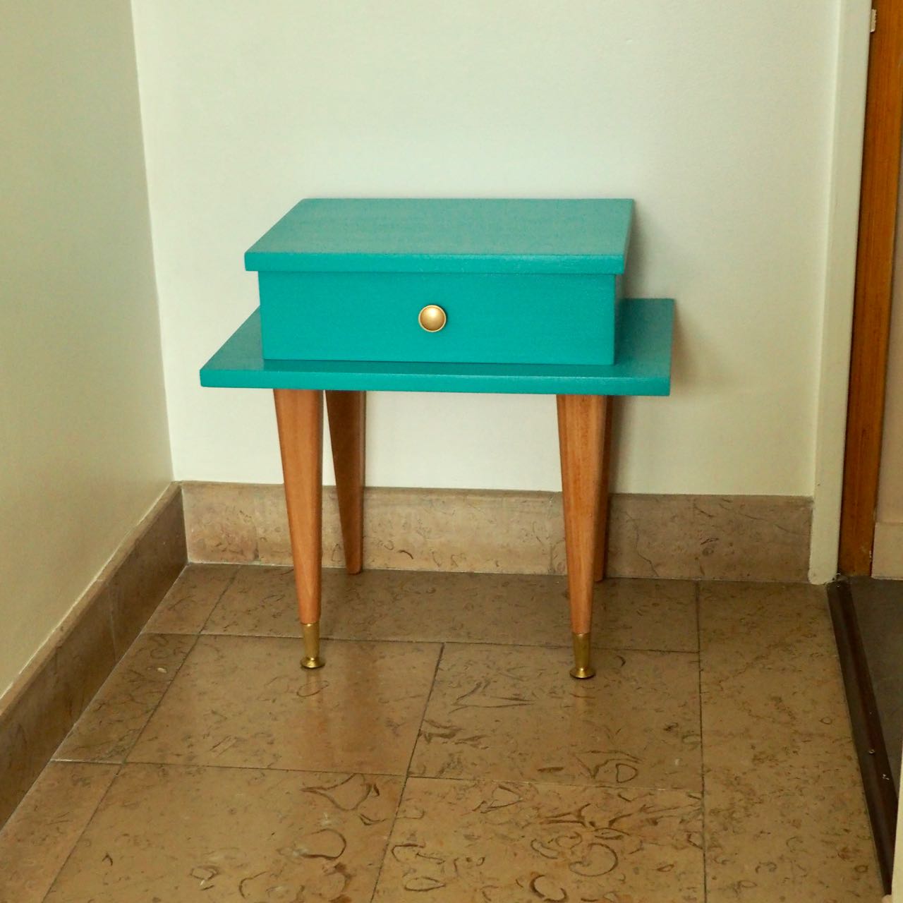 Vintage Scandinavian bedside table