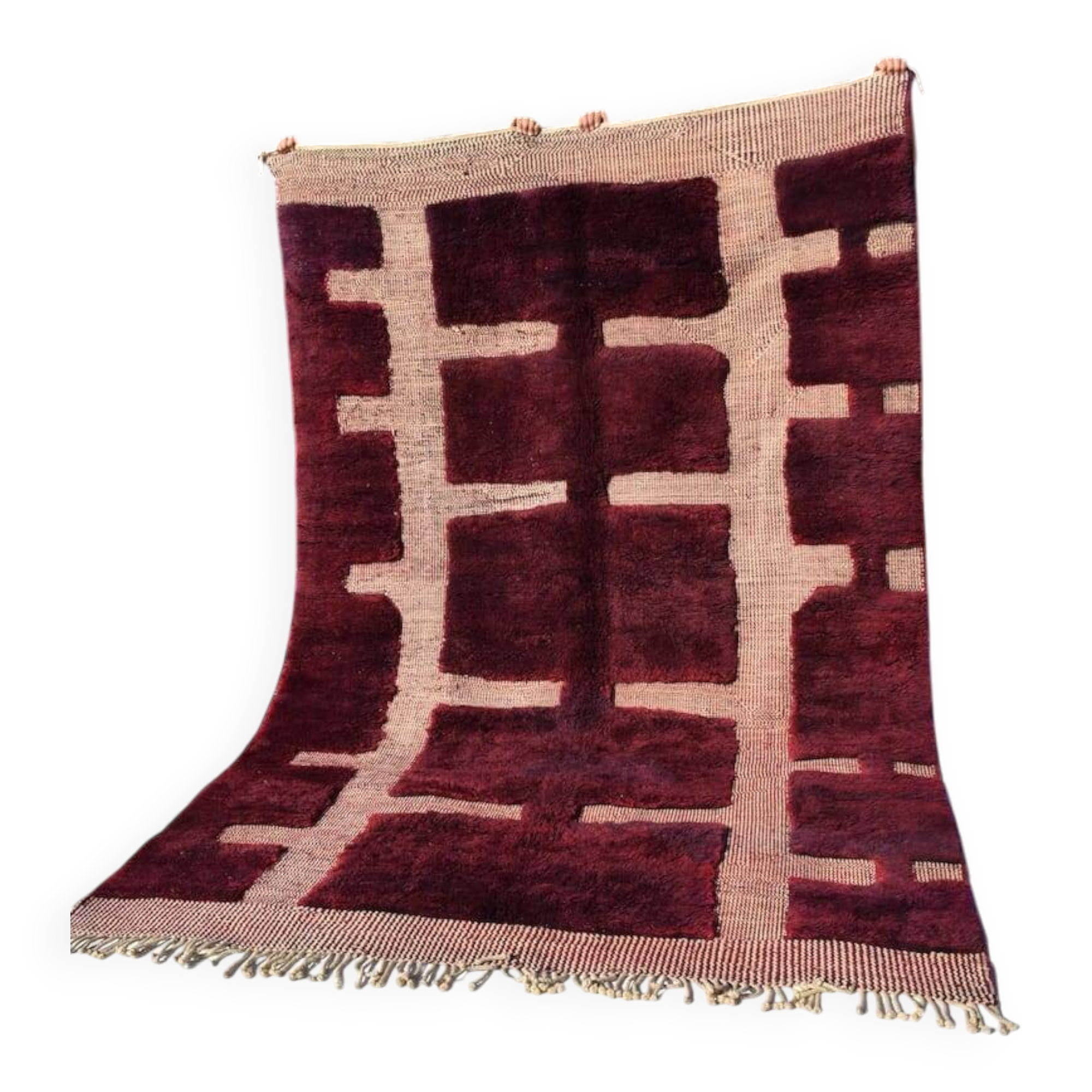 Berber carpet with special color