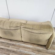 Three-seater Maralunga sofa by Vico Magistretti from the 1970s.