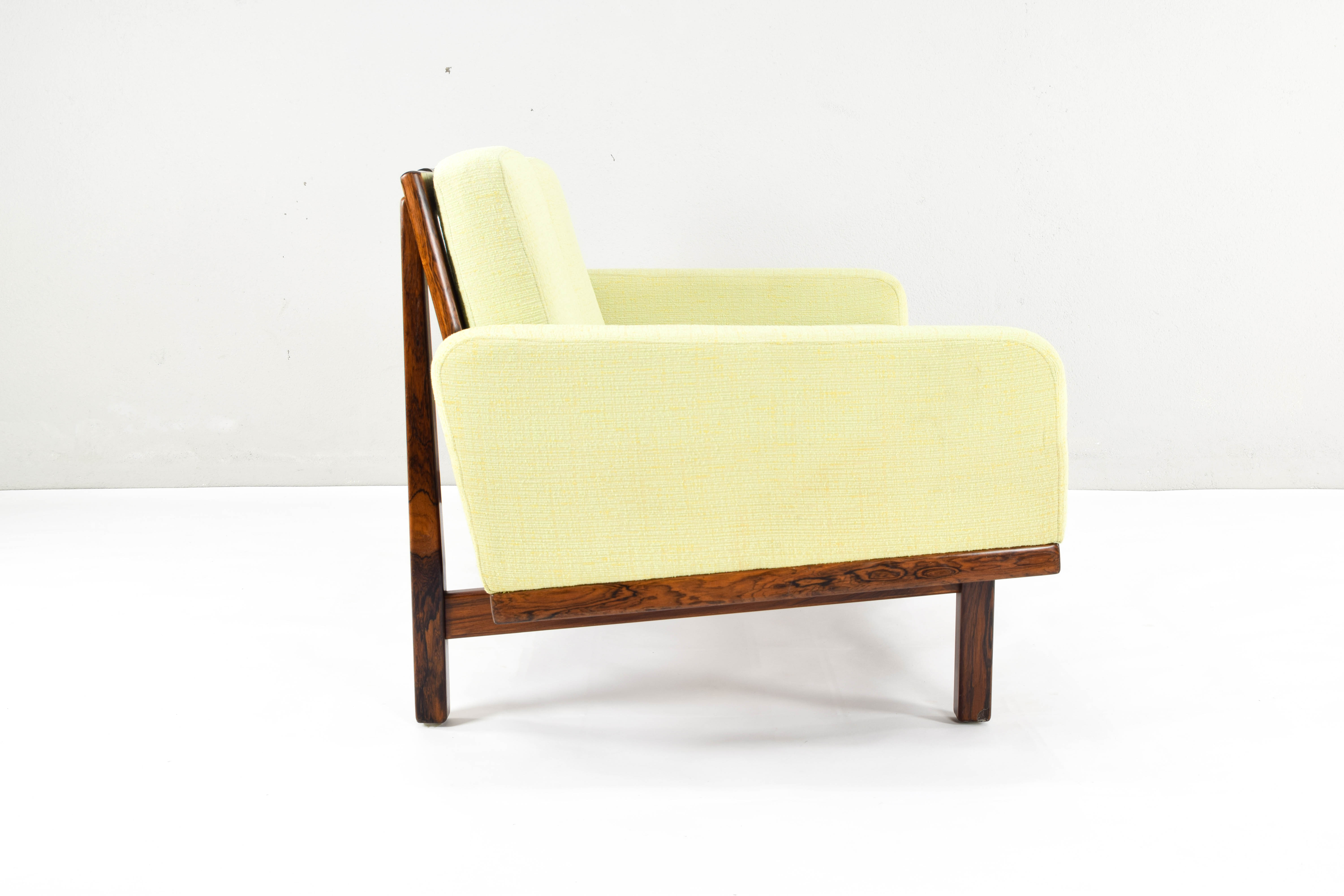Eric merthen scandinavian modern tornado sofa 2-seater for ire möbler sweden 60s