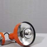 Applique vintage spot orientable aluminium orange design 1970s