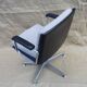 Office chair in wool and leather