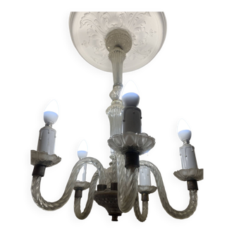 Murano chandelier 40s-50s