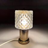1970s Glass Table Lamp by Kamenicky Senov, Czechoslovakia