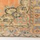 6x9 Vintage Pale Orange Oushak Handmade Vintage Rug, 176x260 Cm