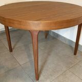Table danoise teck scandinave par Oluf Theodor Larsen 1960 extensible